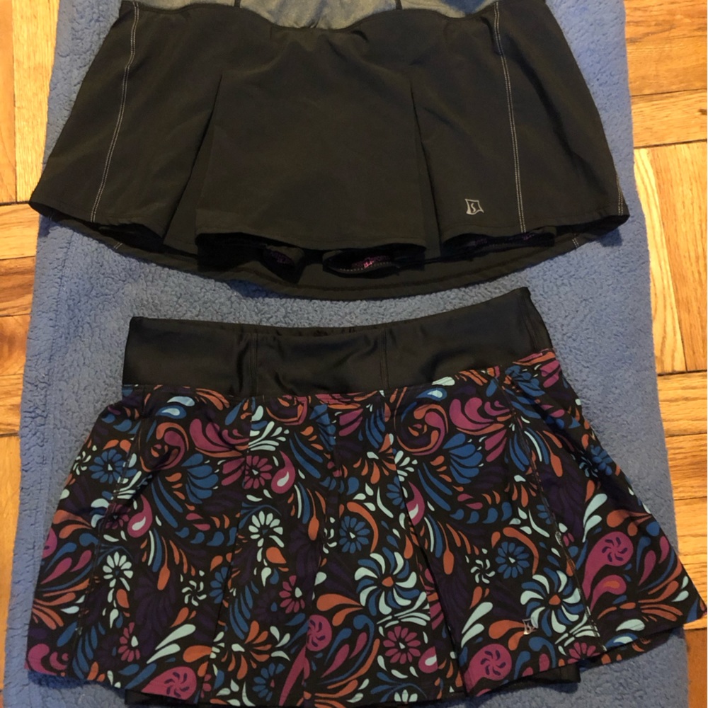 two Skirtsports skorts excellent used condition smaller than the current M size.